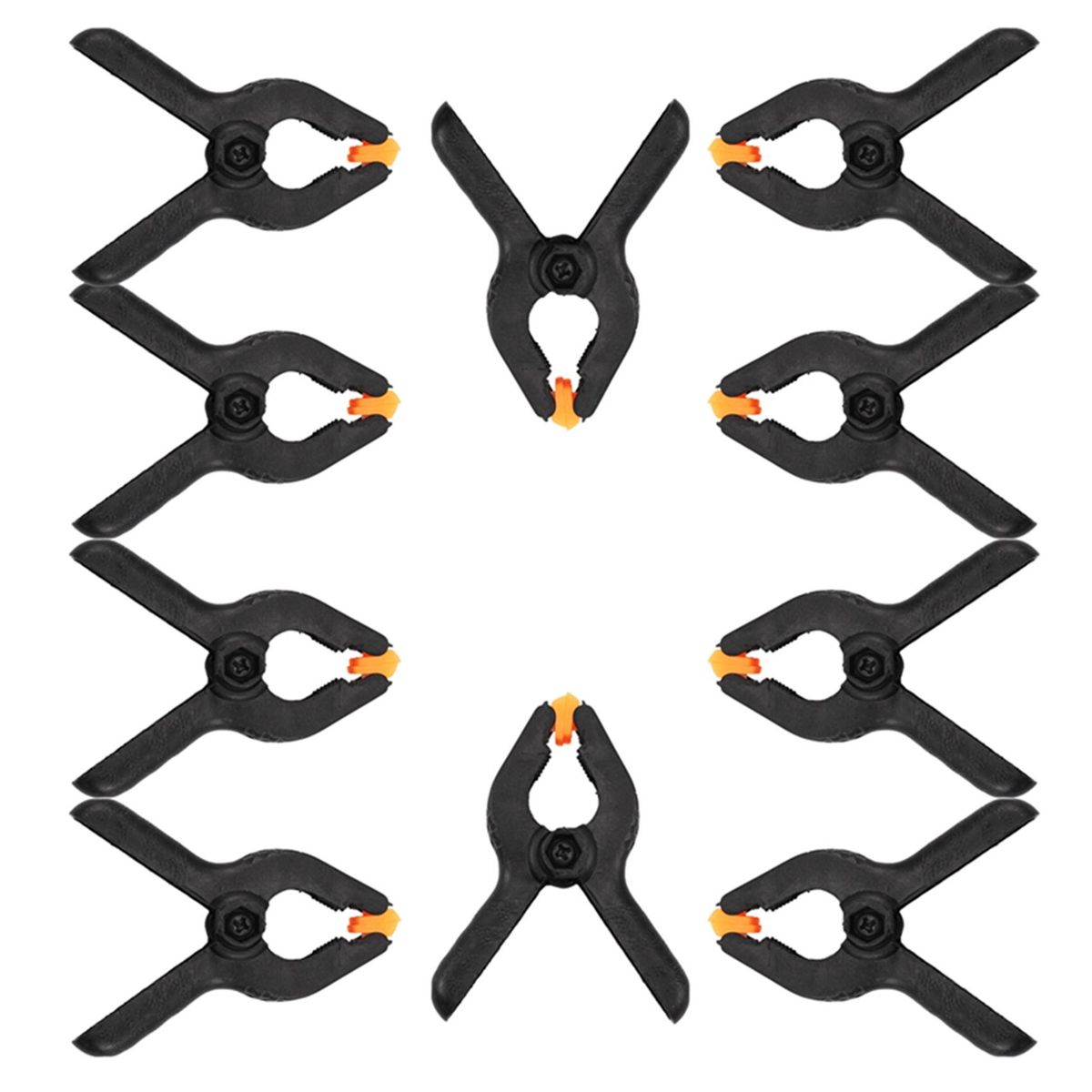 10pc Photo Studio Light Photography Background Clips Holder Backdrop Pegs Clamps