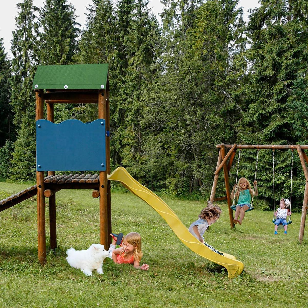 Playground Replacement Canopy Cover Waterproof Outdoor Replacement Sunshade Tarpaulin UV Protection Backyard Playset Canopy 43 x 90 In