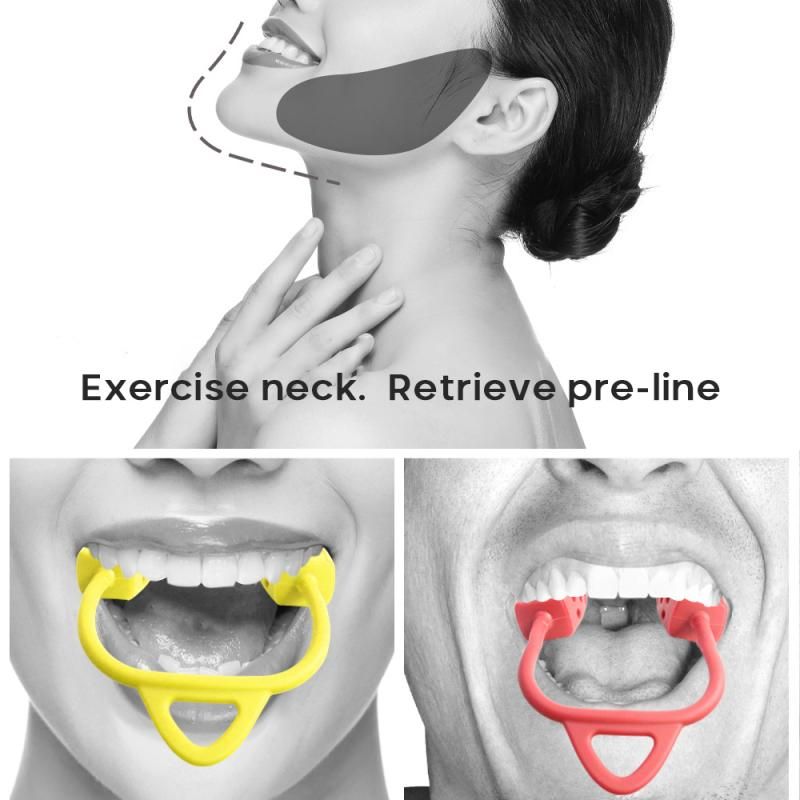 Food-grade Silica  Jawline Exercise Ball Muscle Training Fitness Ball Neck Face Toning Jaw Masseter Chew Tool 30/40/50 Lbs