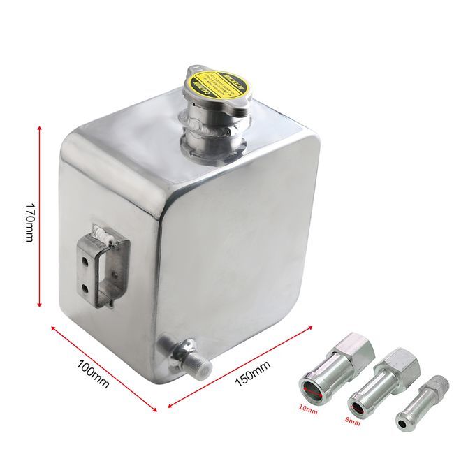 Universal 2L Aluminium Water Coolant Header Overflow