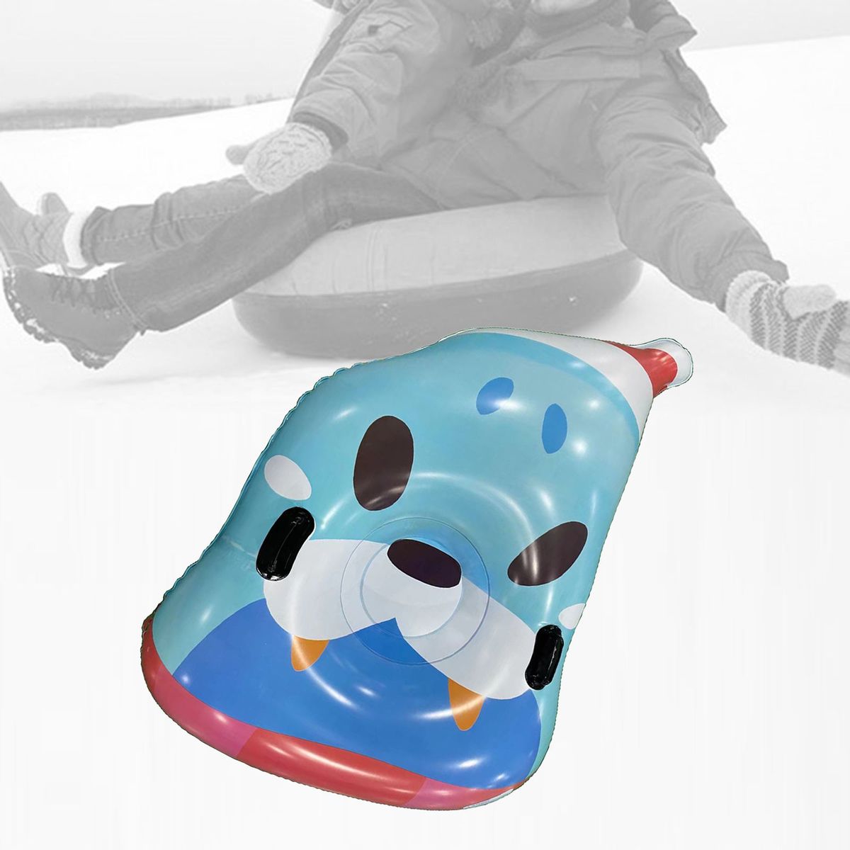 Thickening Snow Tube Game Skiing 47'' Strong Handles