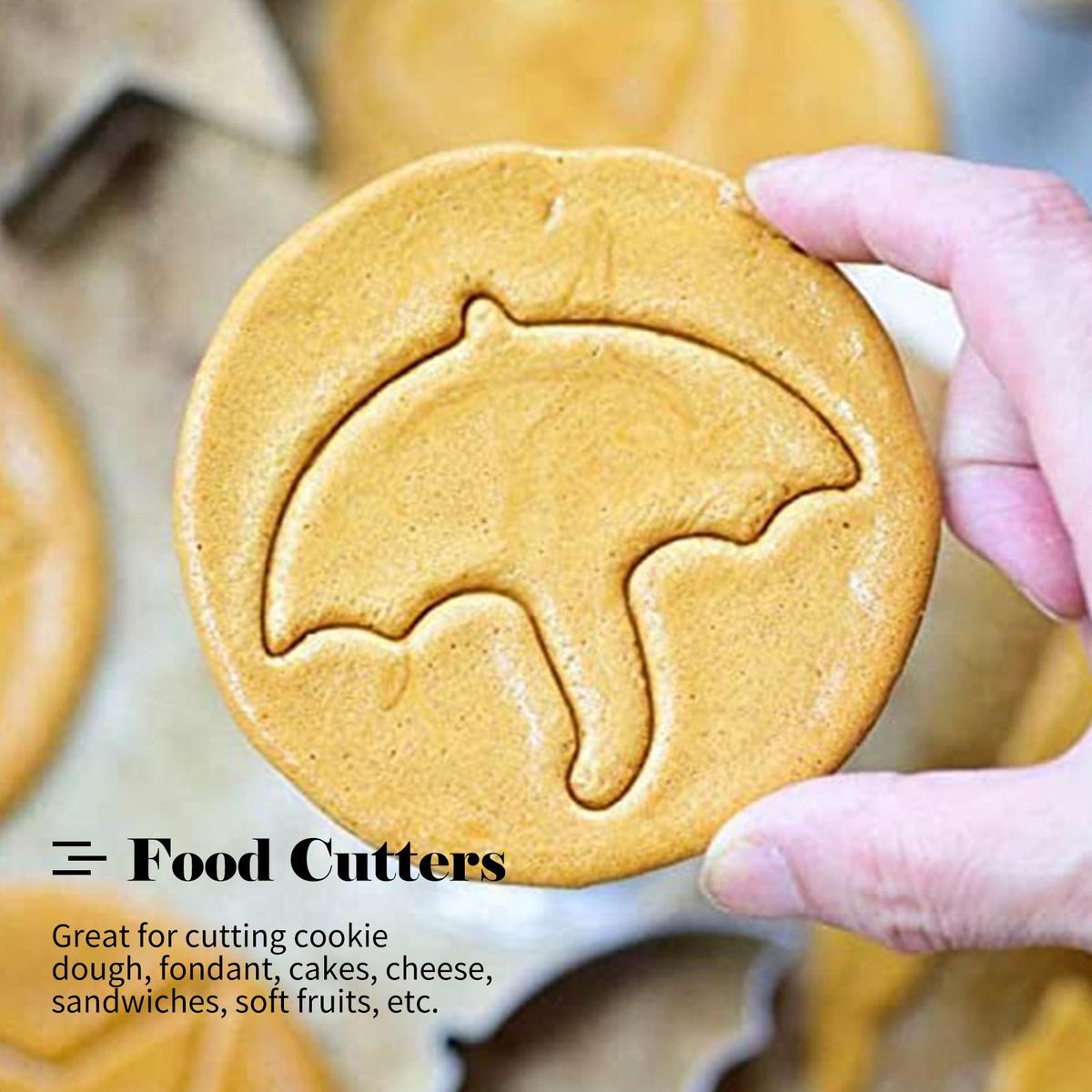 Biscuits Cutters with Storage Can Needle Cookies/Sandwich Cutters Candy/Chocolate Mold Gaming/Handmade Accessories, 12Pcs/Set