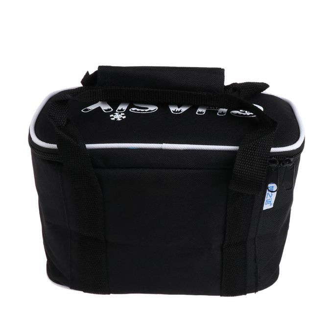 Insulated Lunch Ice Bag Tote Box Camping Picnic Cooler Container Black