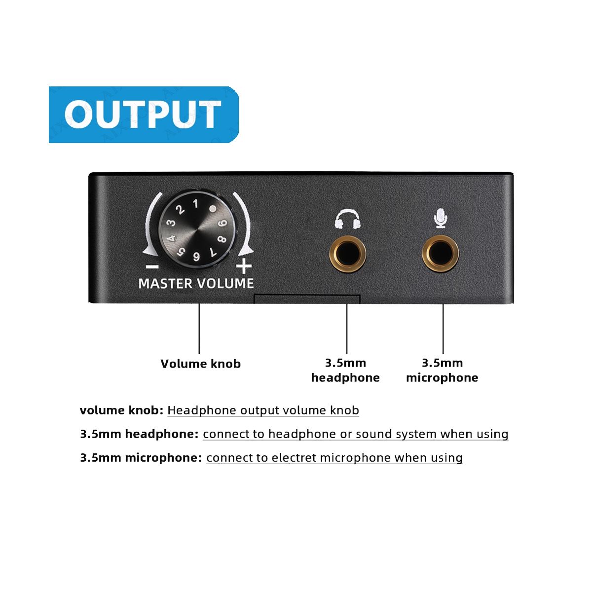 USB-C Sound Card Audio External 3.5mm Microphone Audio Adapter Soundcard for PS4 PC Laptop Headset USB Sound Card