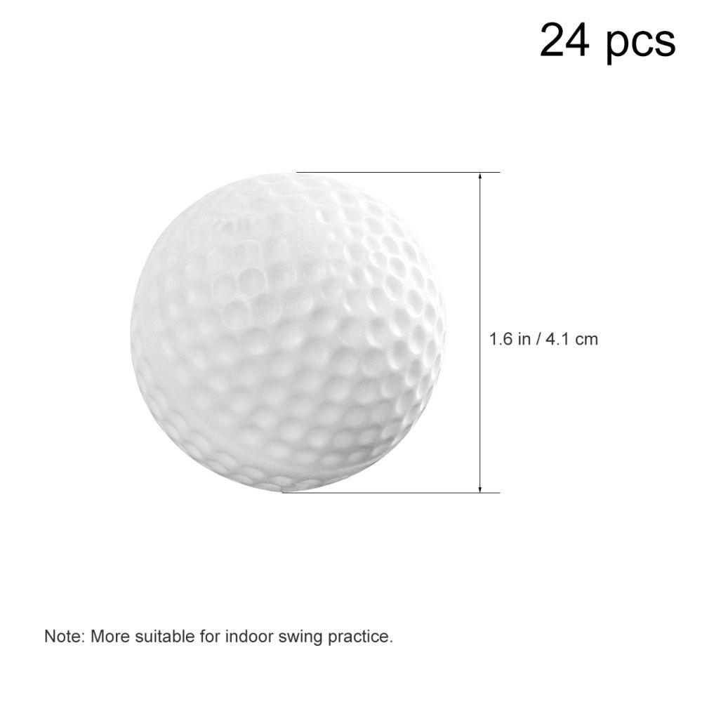 24pcs Balls White Useful Exercise Field Balls Outdoor For