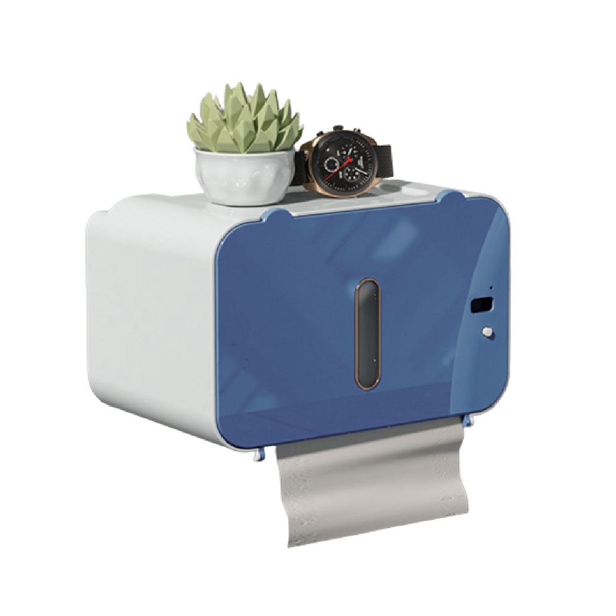 Wall Mounted Automatic Tissue Box Induction Toilet Paper Holder Tissue Case Rack Automatic Paper Towel Dispenser