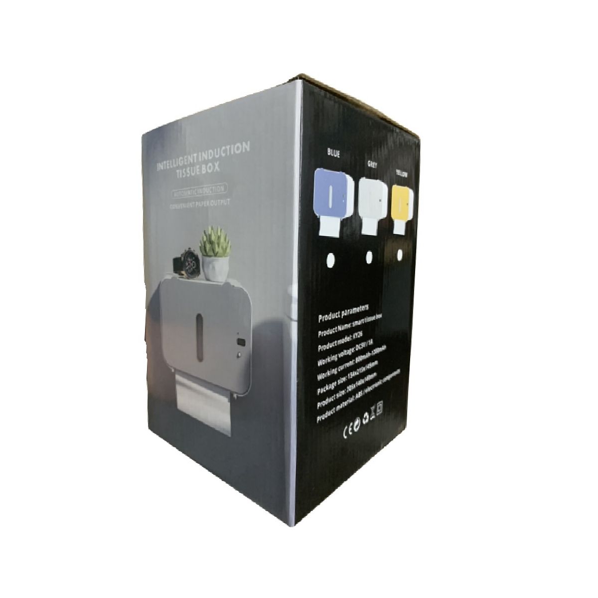 Wall Mounted Automatic Tissue Box Induction Toilet Paper Holder Tissue Case Rack Automatic Paper Towel Dispenser