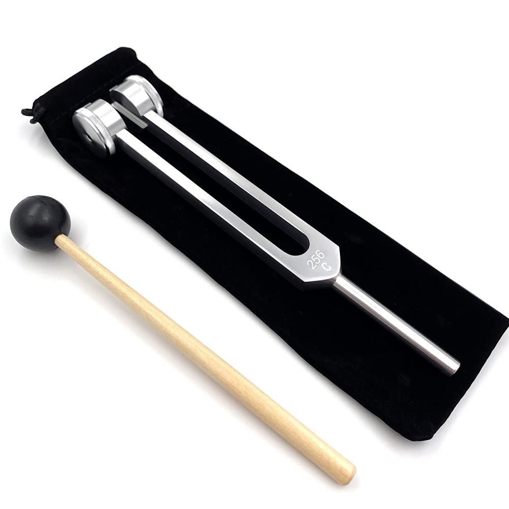 256Hz 256C Aluminum Alloy Tuning Fork with Hammers for