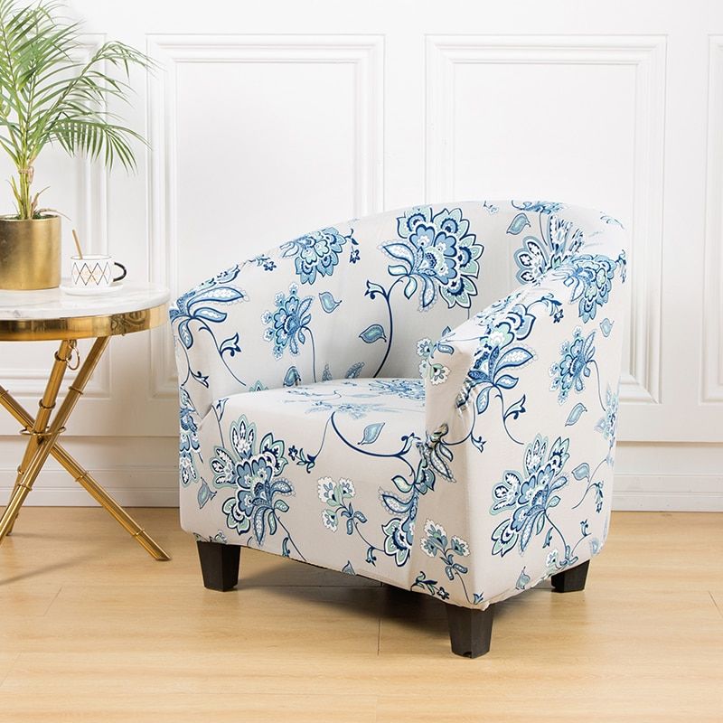 Club Chair Cover Small Sofa Skins Protector Single Seat