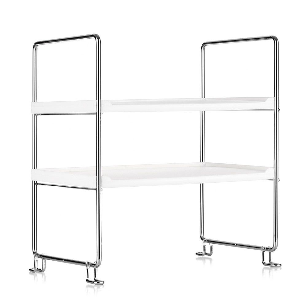2-Tier Freestanding Stackable Organizer Shelf