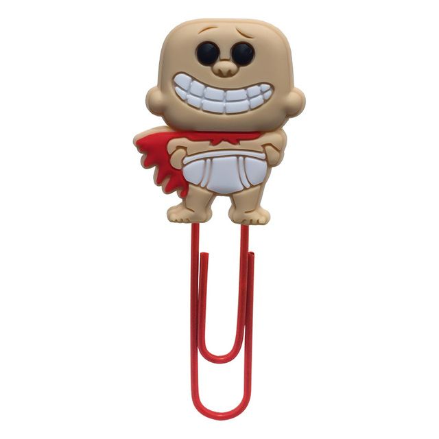 8pcs Captain Underpants Cute Bookmarks Paper Clips For For