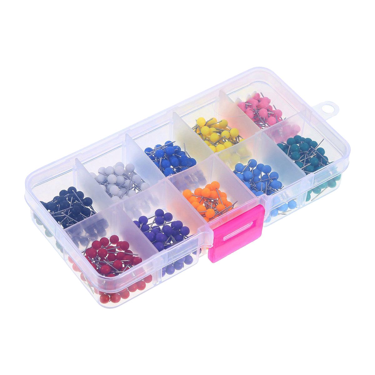 600x Map Push Pins 10 Colors Thumb Tacks Map Tacks