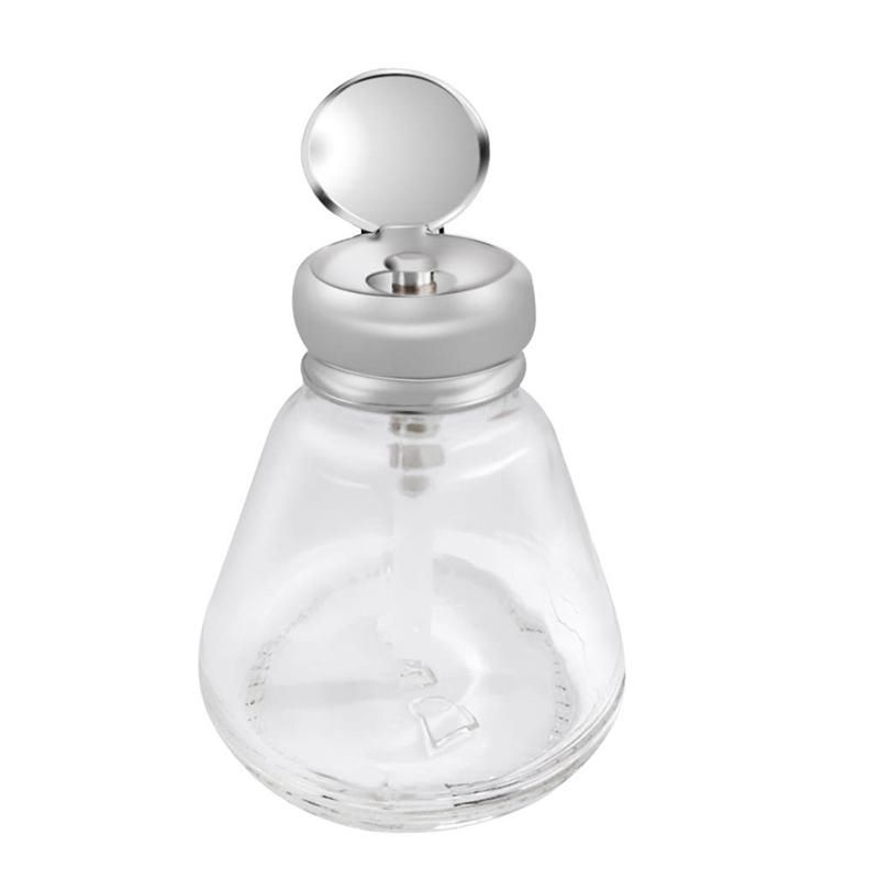 Empty  Pump Dispenser Glass Push Down Press