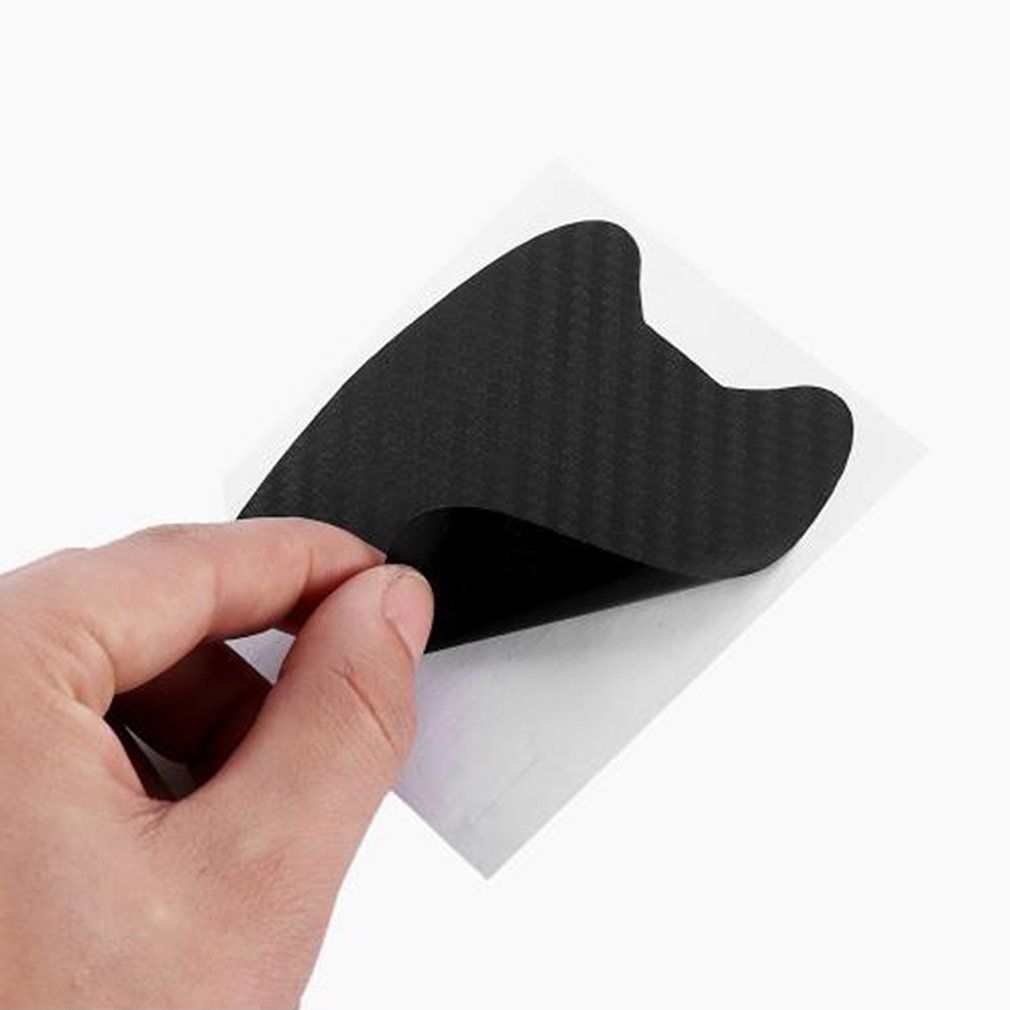 Car Door Bowl Protection Sticker Carbon Fiber Universal Door Handle Sticker