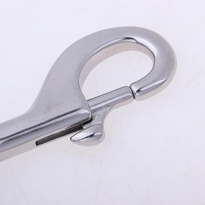 5PCs 120MM Stainless Swivel Eye Bolt Snap Hook Key Ring Leash Flag