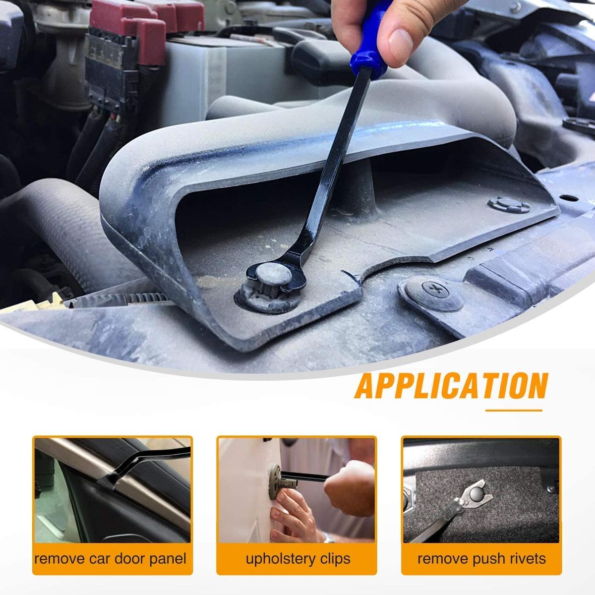 5PCS Auto/Car Panel Removal Tool Kit Car Door Clip Panel & Audio Dashboard Dismantle Kit