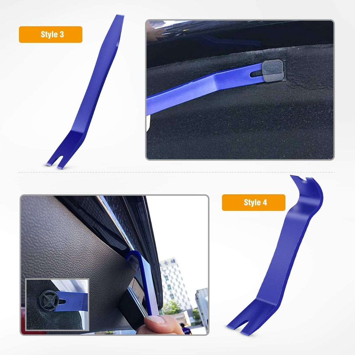 5PCS Auto/Car Panel Removal Tool Kit Car Door Clip Panel & Audio Dashboard Dismantle Kit