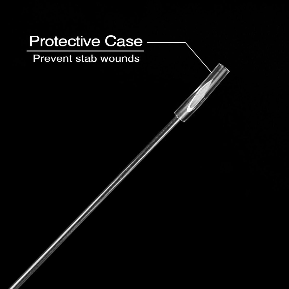 100Pcs Disposable Piercing Needle Stainless Steel Sterile Body Piercing Needles Tat too Accessories Ear Nose Piercing Needles 12/14/16/18/20G