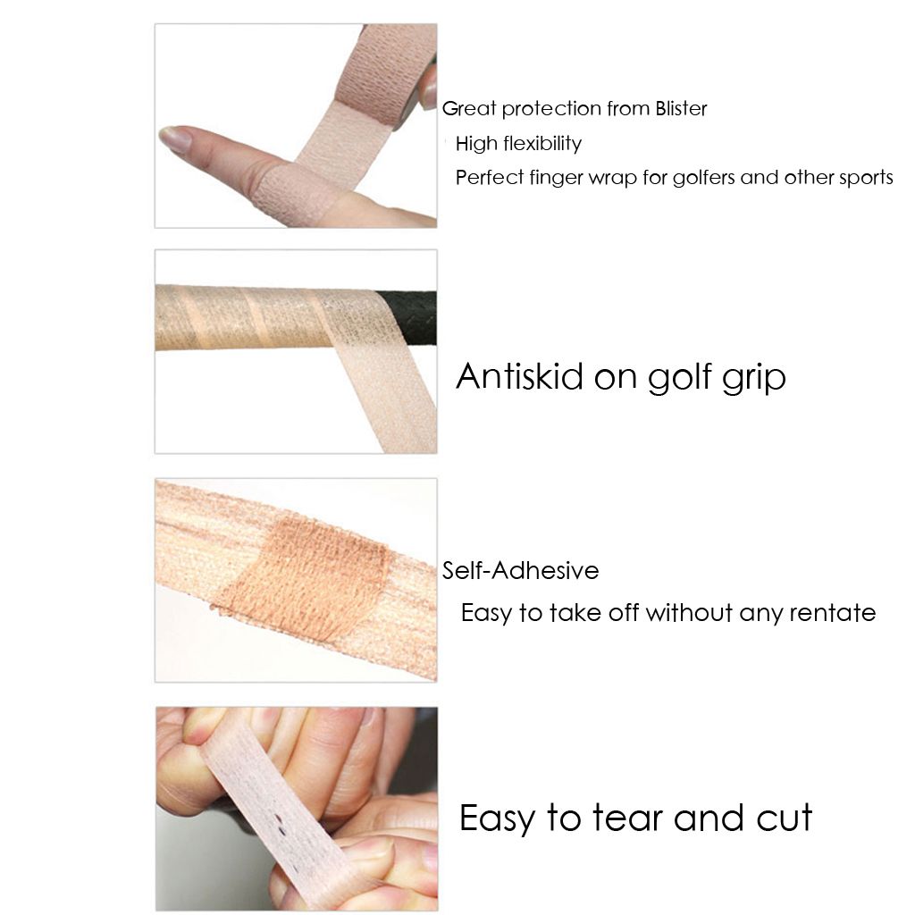 Set Of 2 Golfer Grip Tape Golf Finger Protective Tape Anti