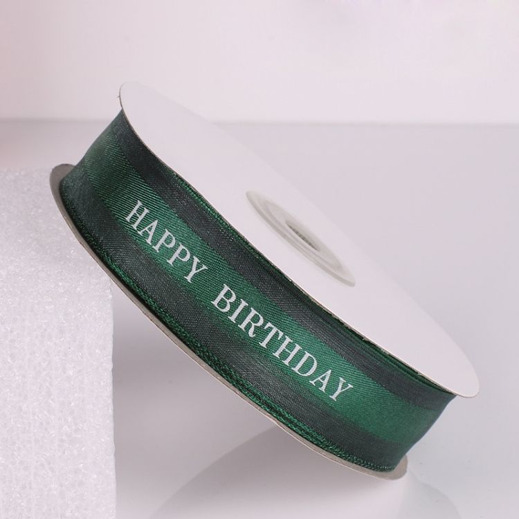 English Letter Colored Printed Ribbons