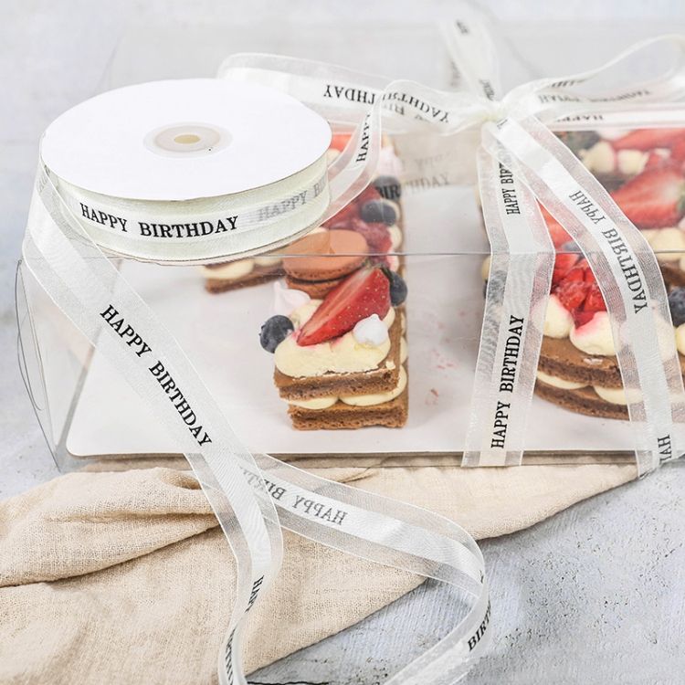 English Letter Colored Printed Ribbons