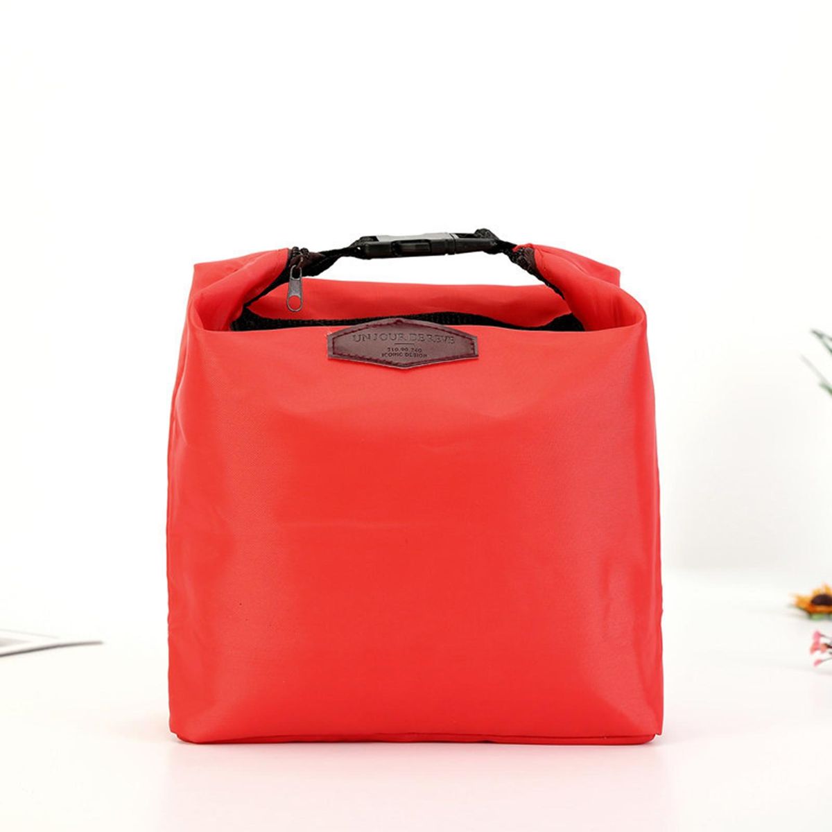 Insulated Lunch Bag School Students Thermal Bento Box Carrying Pouch Red