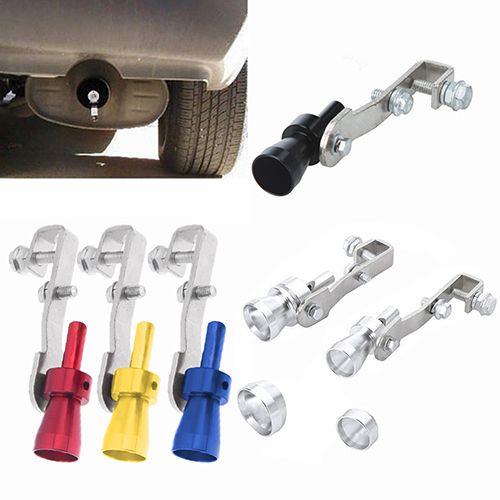 Universal Car Turbo Sound Whistle Simulator Exhaust-Black