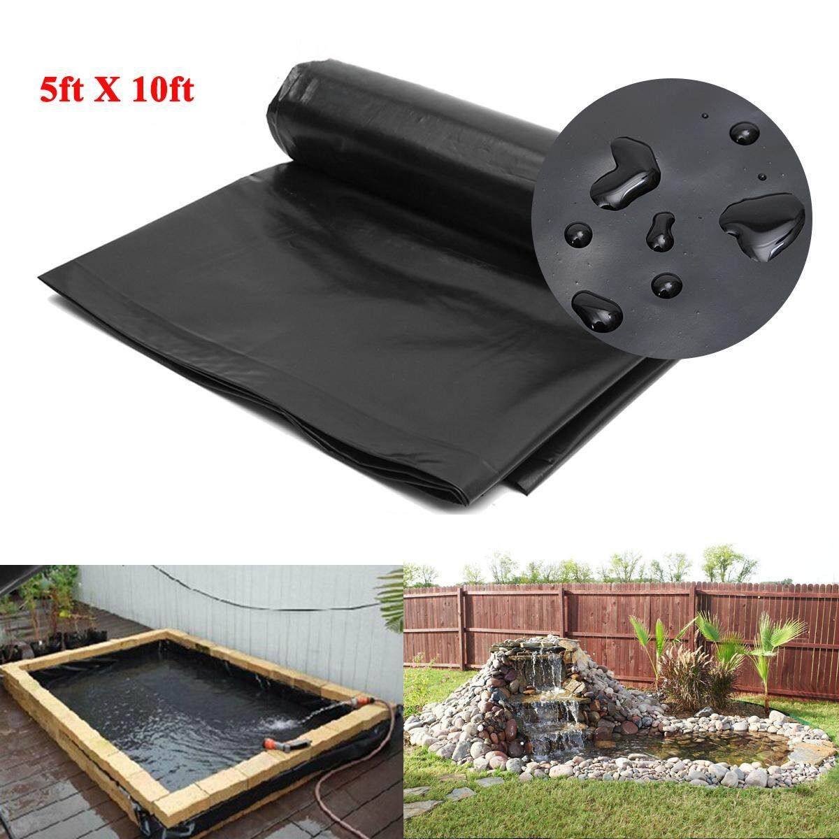 Firestone 5' X 10' 45 Mil EPDM Pond Liner -rubber-water Garden-waterfall-stream