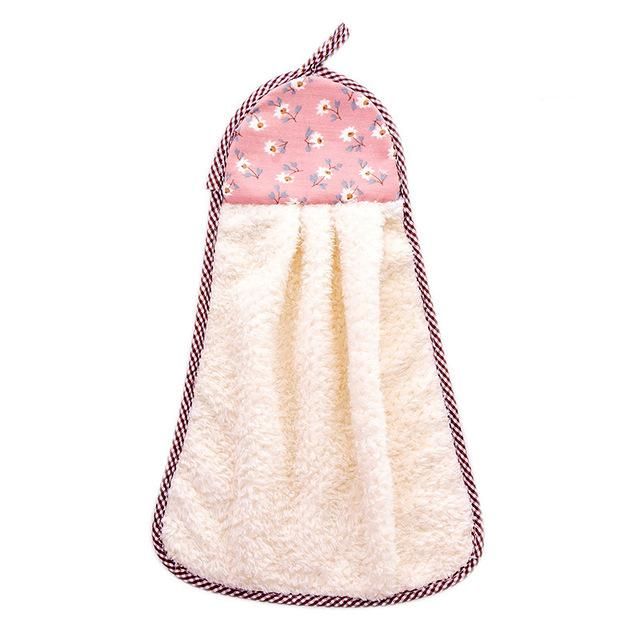 1pc Microfiber Hand Towel for Kitchen Bathroom