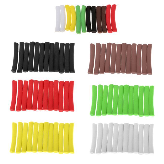 12x Carp  Foam Stick 50mm Cylinder Float DIY Zig Multicolor