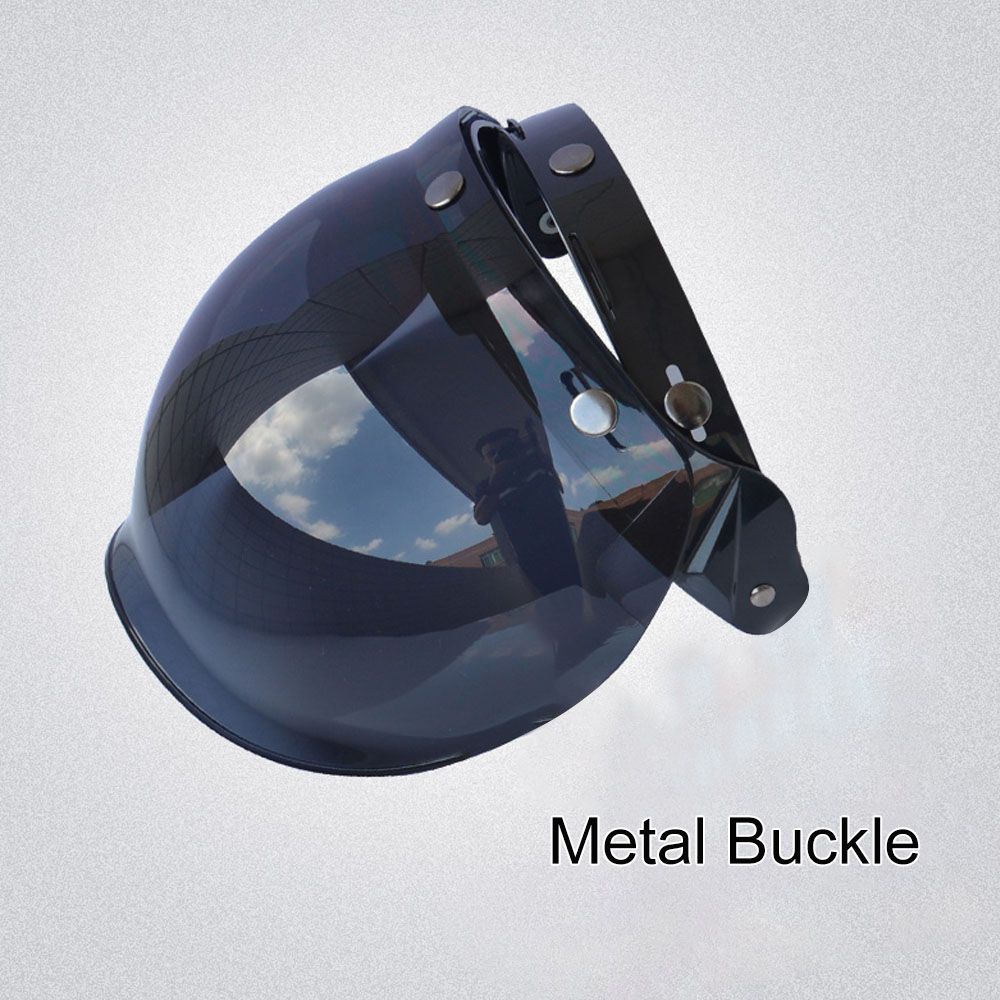Motorcycle Anti-UV Anti-Scratch Helmets Lens Retro Bubble