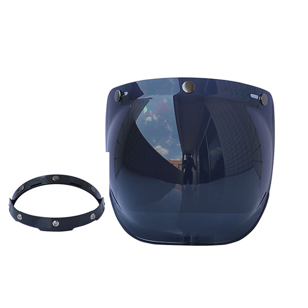 Motorcycle Anti-UV Anti-Scratch Helmets Lens Retro Bubble