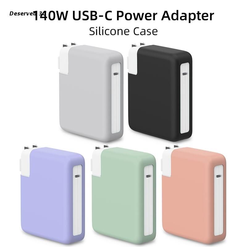 R9CB Silica Case For -Apple MacBook Pro 140WNonslip Charger Cover