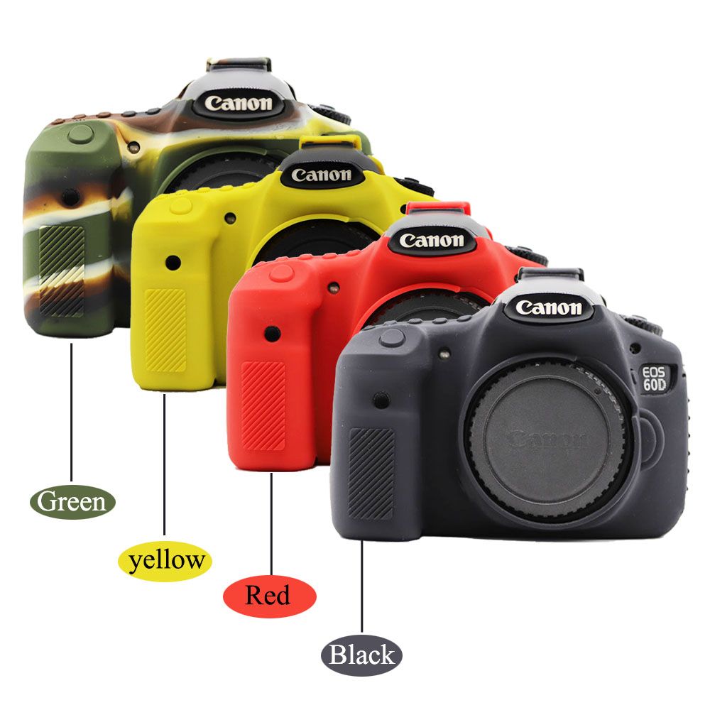 Silicone Case For Canon 60D Protective Soft Cover