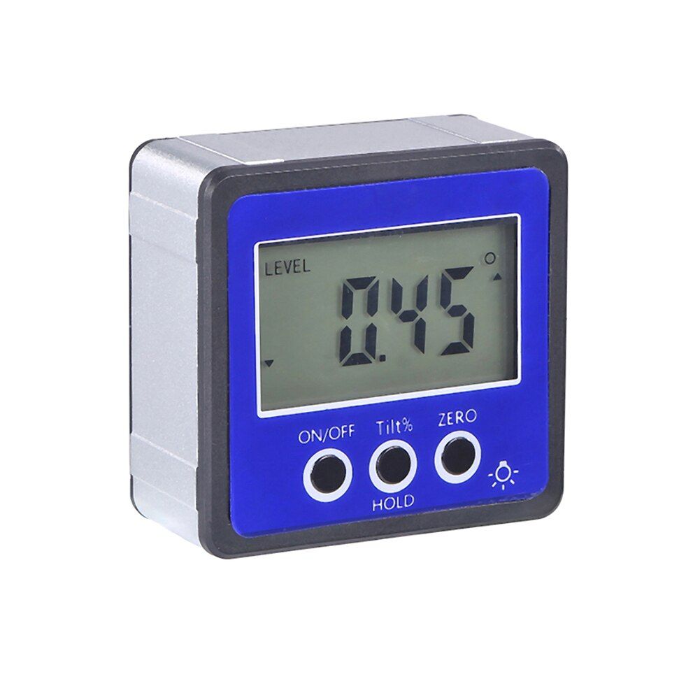 1pcs 3 Key 360 Degree Mini Digital Protractor Inclinometer