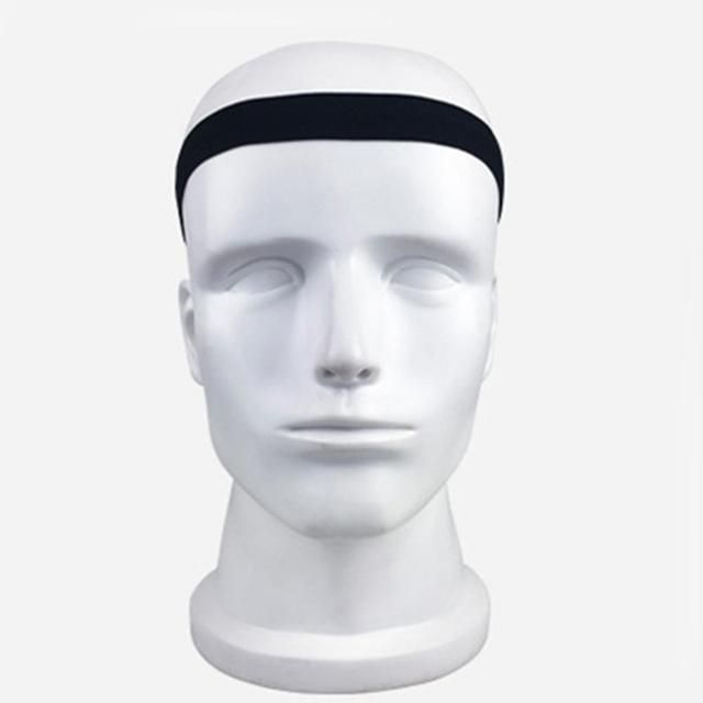 Sport Headband Men Women Head Sweat Band Run Tennis Black