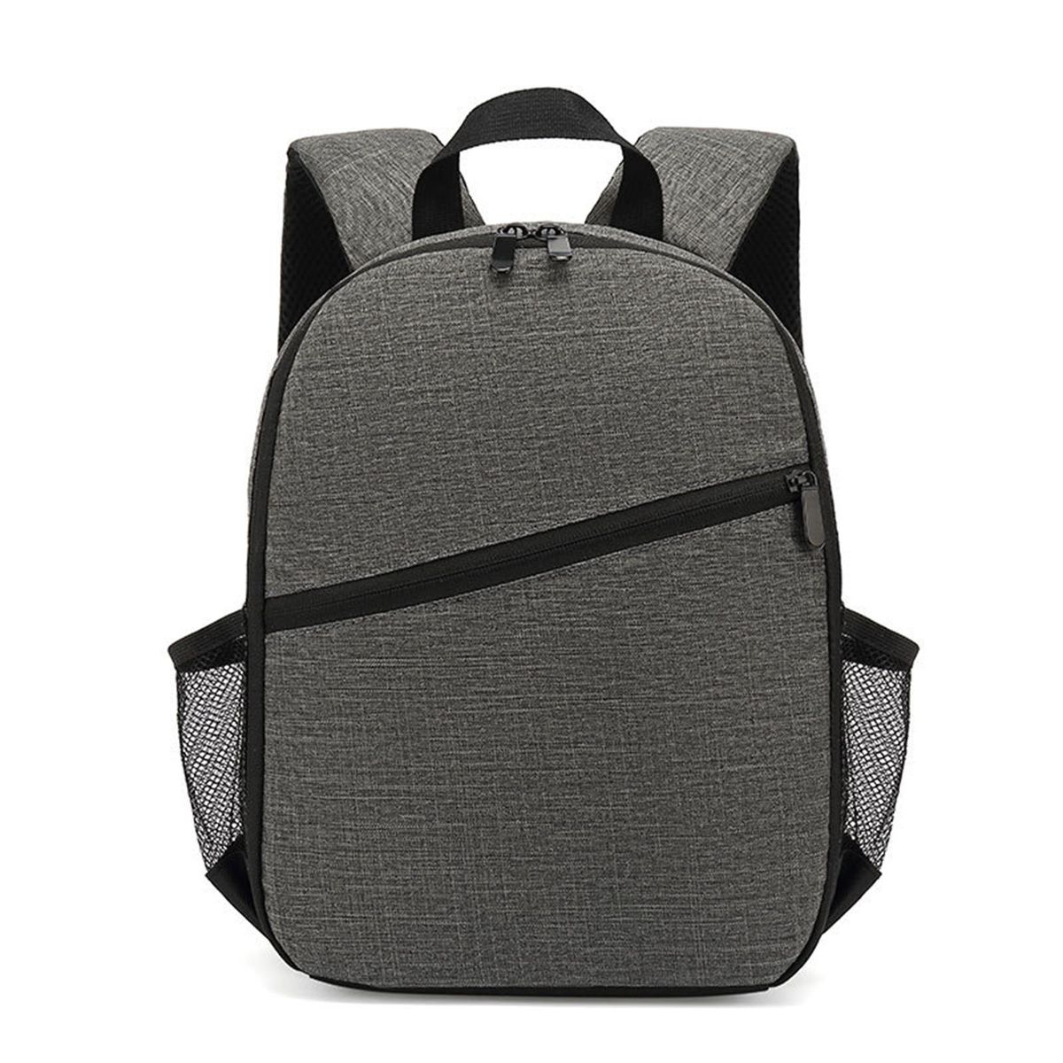 Camera Storage Pouch Nylon Digital Camera Carrying Backpack Grey