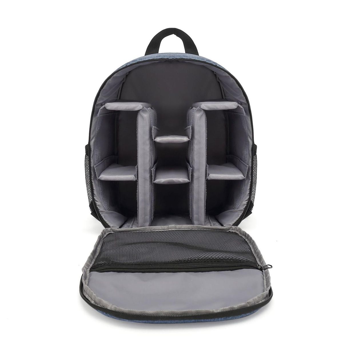 Camera Storage Pouch Nylon Digital Camera Carrying Backpack Grey