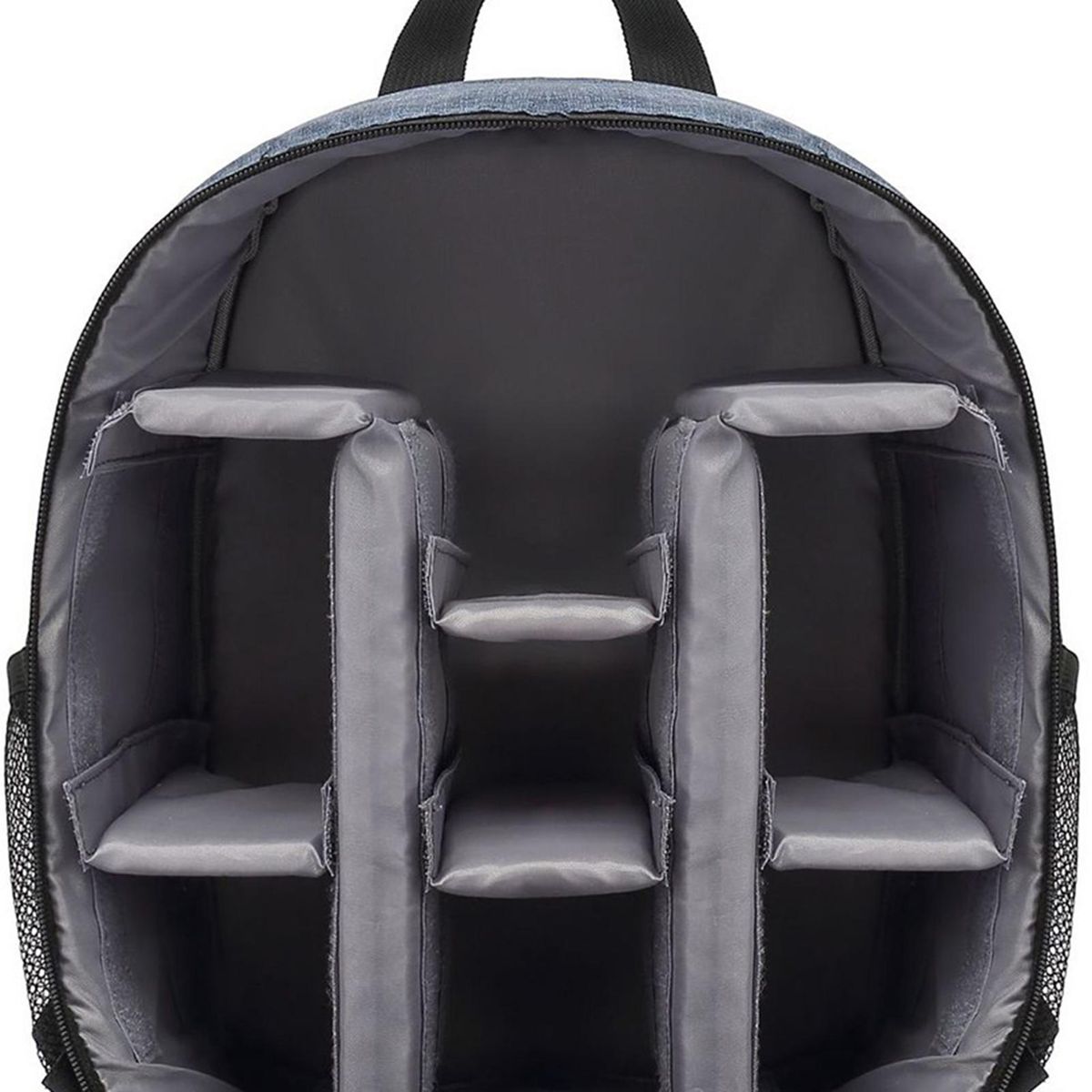 Camera Storage Pouch Nylon Digital Camera Carrying Backpack Grey