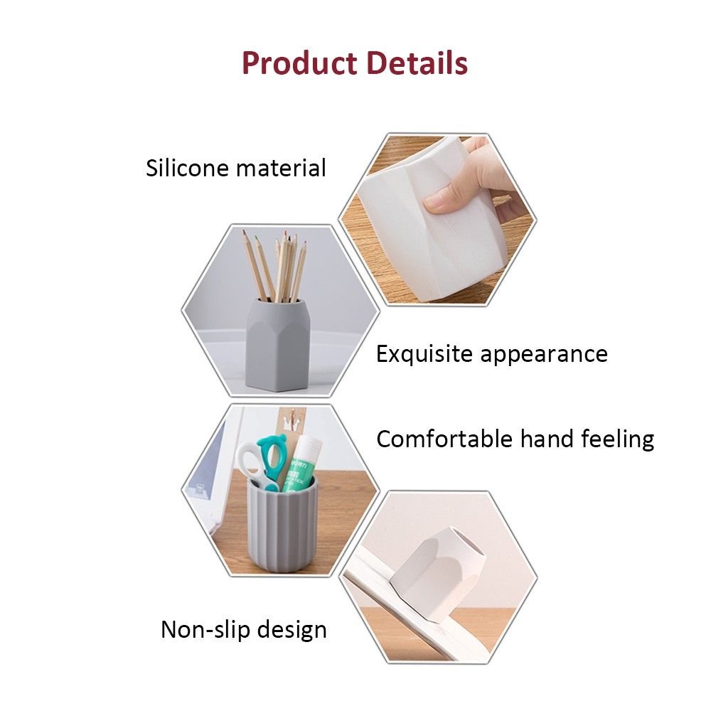 Multi-functional Pen Holder Storage Box Desktop Organizer