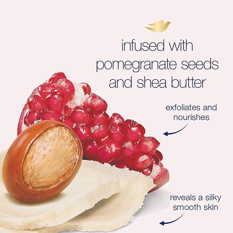 Exfoliating Pomegranate Seeds & Shea Butter Scent Body Scrub 225ml