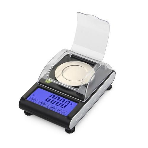 Precision Digital Electronic Scales Touch LCD Digital Jewelry Scale Tray Weight Counting Laboratory Balance