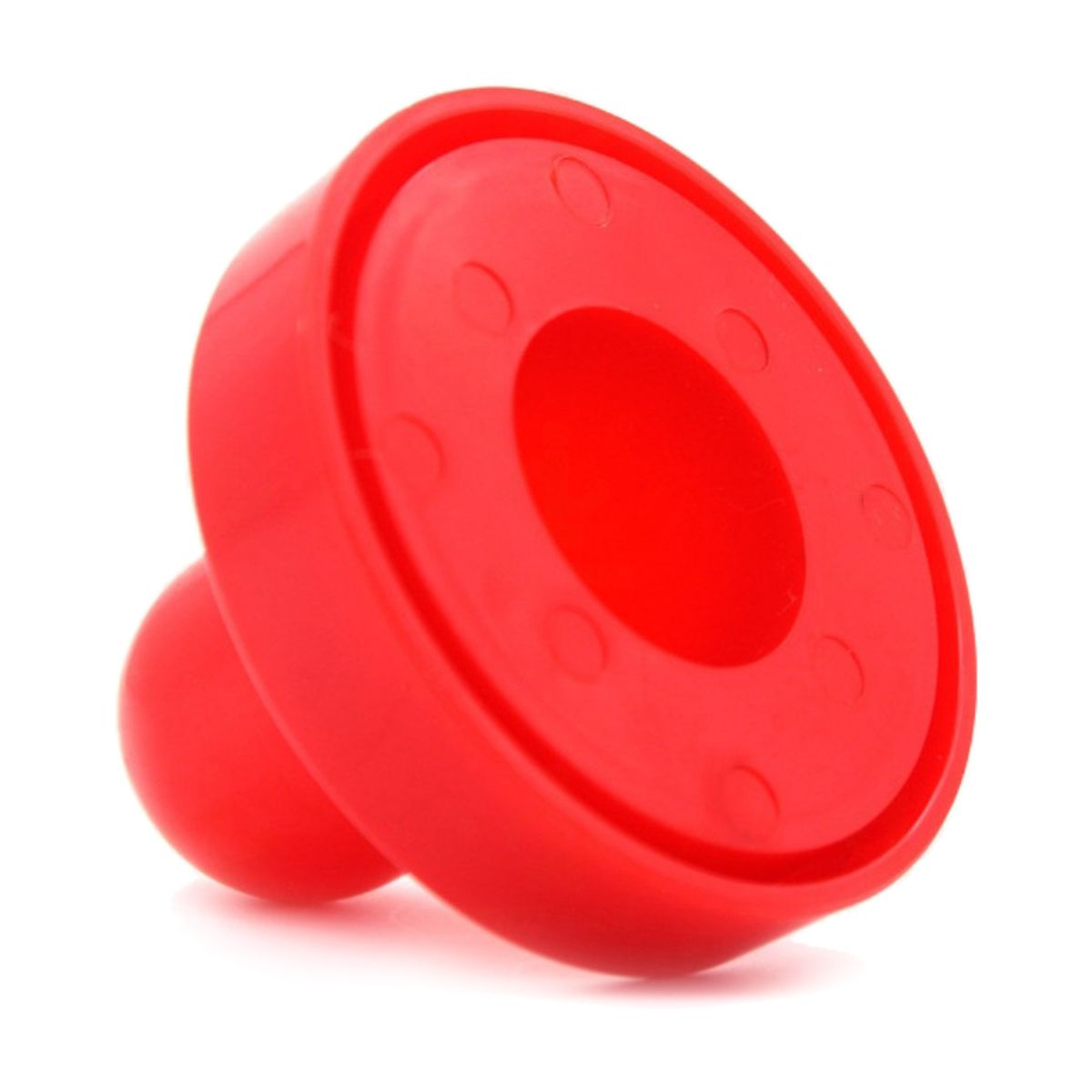 2PCS Plastic Air Hockey Pushers And 4PCS Pucks Replacement For Red