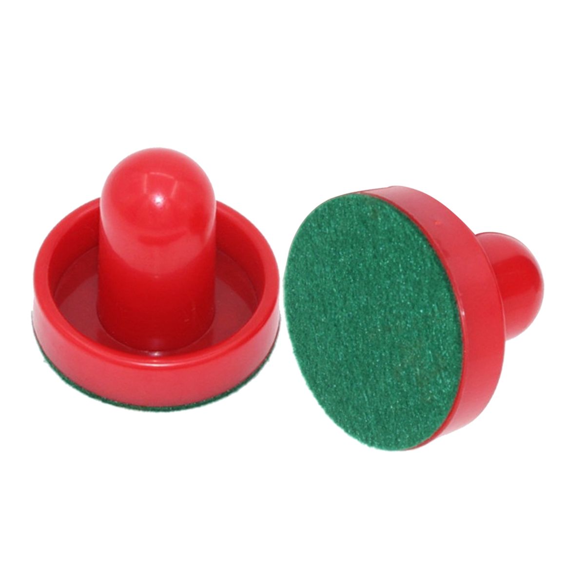 2PCS Plastic Air Hockey Pushers And 4PCS Pucks Replacement For Red