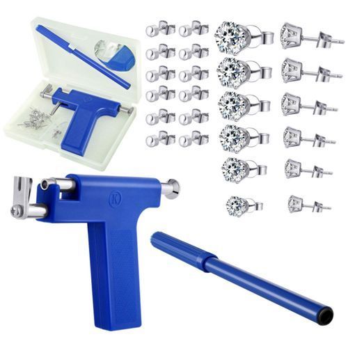Ear, Nose, Navel Piercing Gun Set With Ear Stud