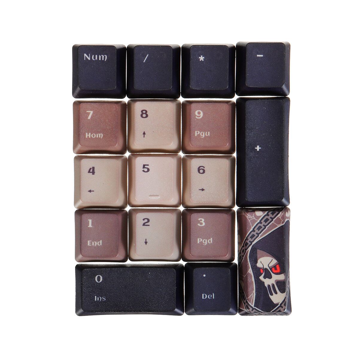 Feker PBT Five-sided Sublimation OEM Height 108 Key Halloween Theme Mechianical Keyboard Keycap With Key Puller
