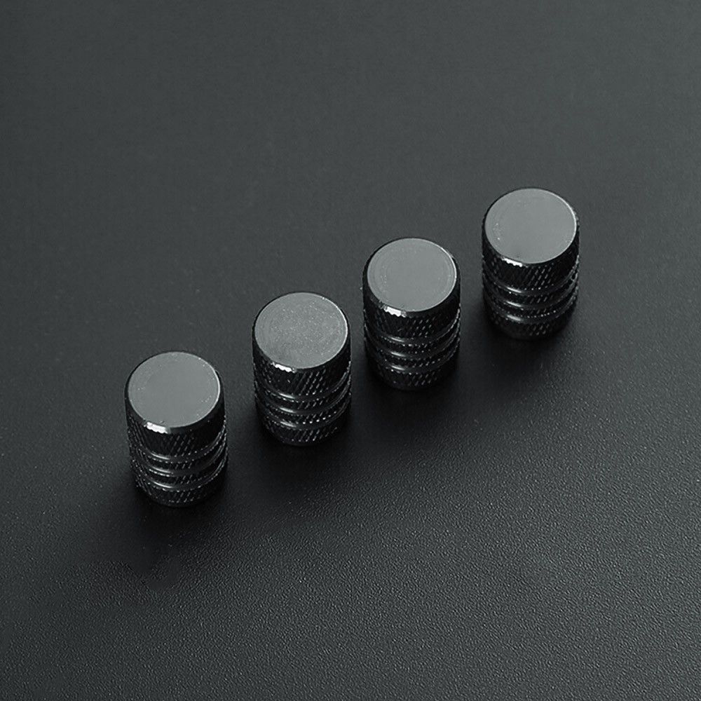 4x Aluminum Air Pressure Valve Cap Tire Wheel Rims Stem