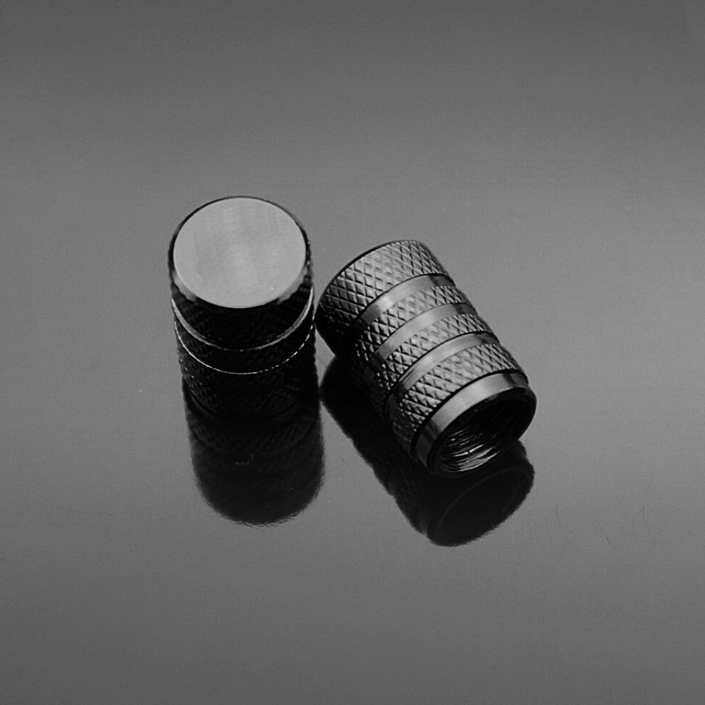 4x Aluminum Air Pressure Valve Cap Tire Wheel Rims Stem