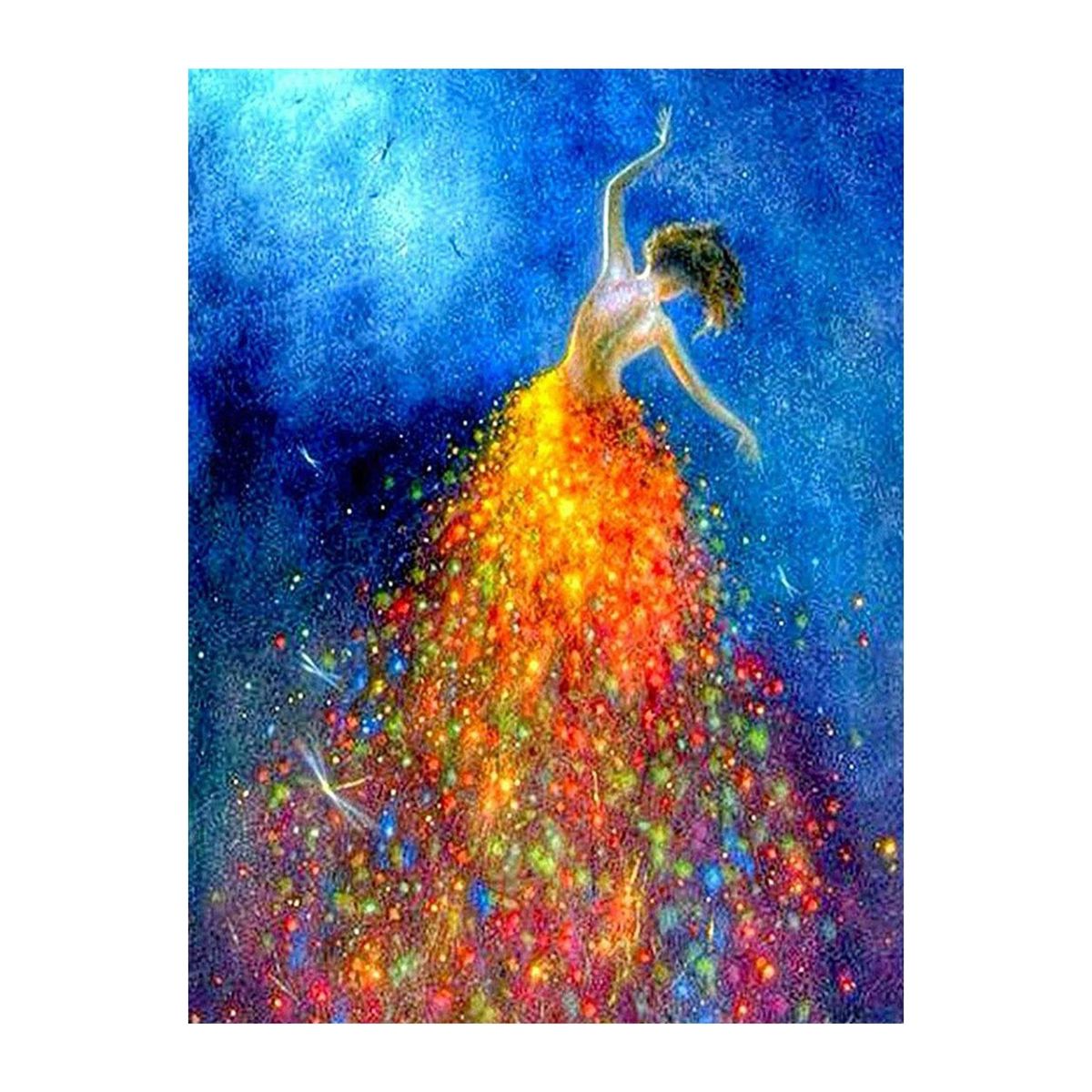 5D Diamond Jewel Paint Kit Dance Girl DIY Arts Craft Gift