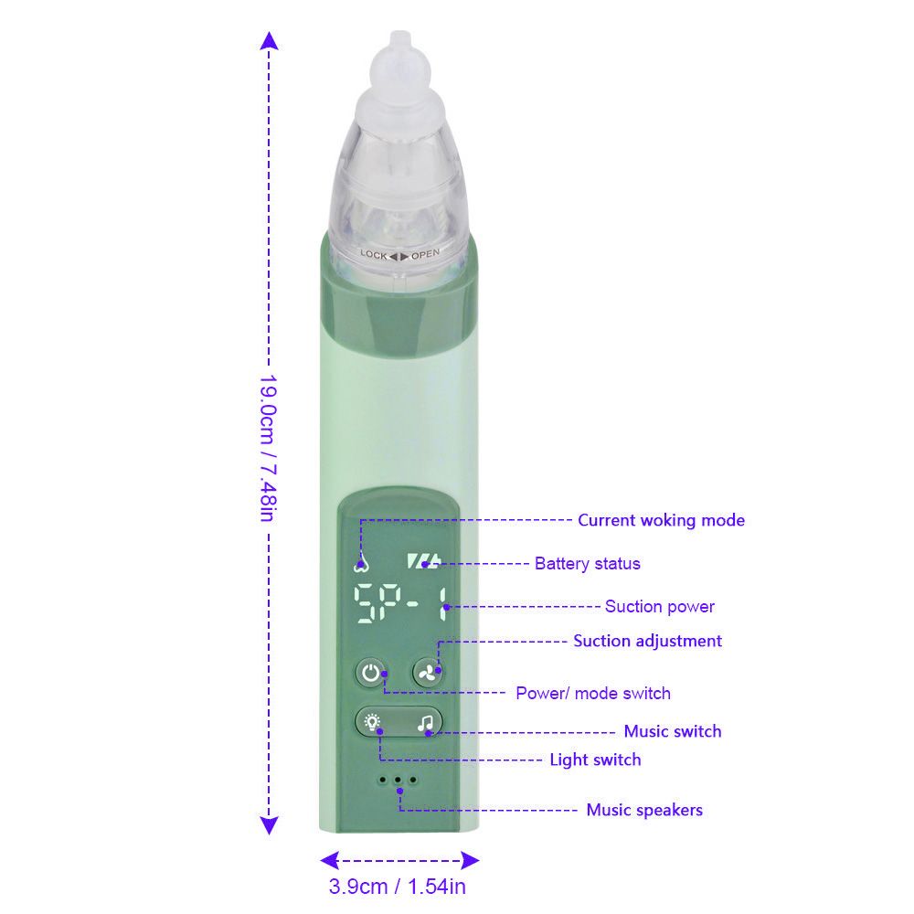 2 In 1 Baby Nasal Aspirator   Blackhead Remover Vacuum